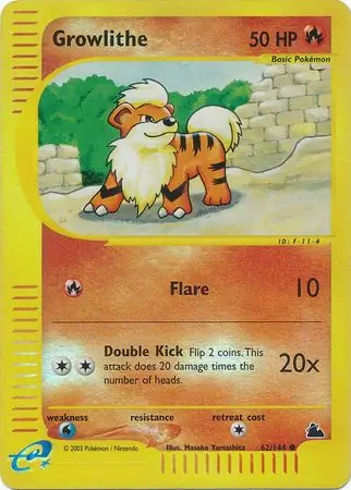 62/144 Growlithe SK Common Reverse Holo
