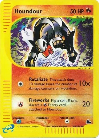 66/144 Houndour SK Common Reverse Holo