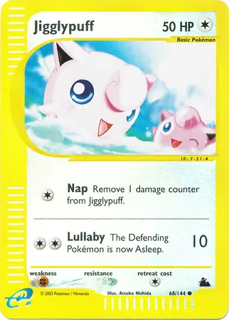 68/144 Jigglypuff SK Common Reverse Holo