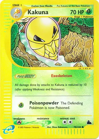70/144 Kakuna SK Common Reverse Holo