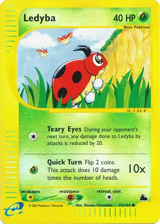 72/144 Ledyba SK Common Reverse Holo