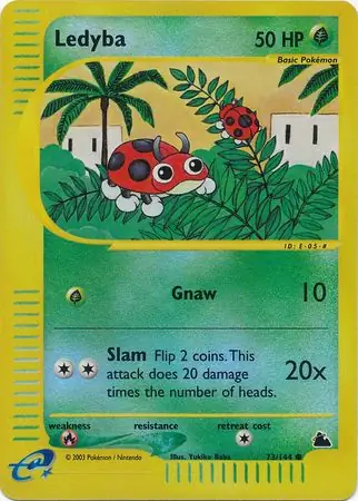73/144 Ledyba SK Common Reverse Holo