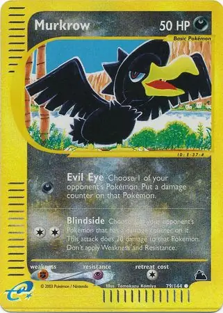 79/144 Murkrow SK Common Reverse Holo