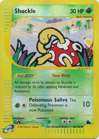 96/144 Shuckle SK Common Reverse Holo
