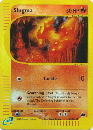98/144 Slugma SK Common Reverse Holo