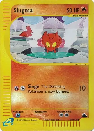 99/144 Slugma SK Common Reverse Holo