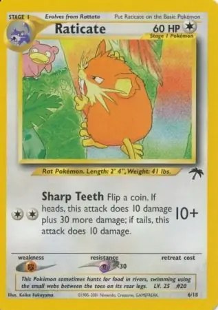 Raticate Southern Islands 6/18 PROMO