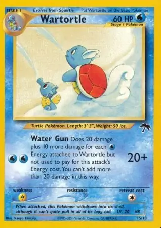 Wartortle Southern Islands 15/18 PROMO