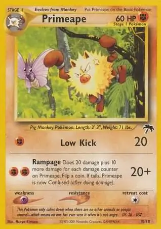 Primeape Southern Islands 18/18 PROMO