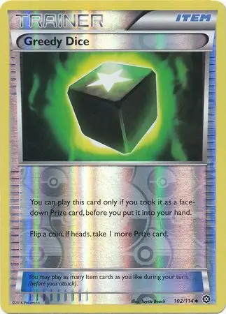 102/114 Greedy Dice STS Uncommon Reverse Holo