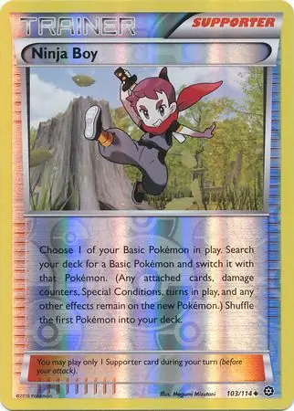 103/114 Ninja Boy STS Uncommon Reverse Holo