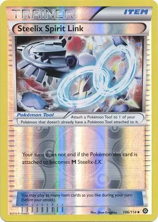 106/114 Steelix Spirit Link STS Uncommon Reverse Holo