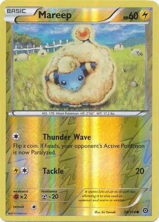 38/114 Mareep STS Common Reverse Holo