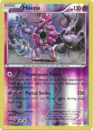 51/114 Hoopa STS Rare Reverse Holo