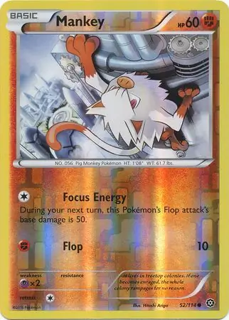 52/114 Mankey STS Common Reverse Holo