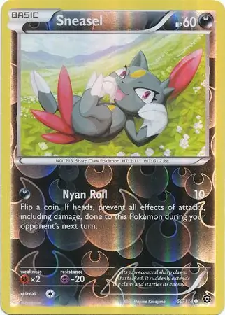 60/114 Sneasel STS Common Reverse Holo