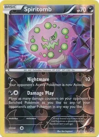 62/114 Spiritomb STS Rare Reverse Holo