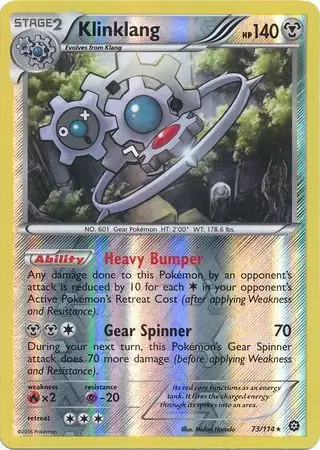 73/114 Klinklang STS Rare Holo Reverse Holo