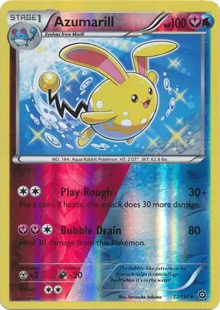 77/114 Azumarill STS Uncommon Reverse Holo