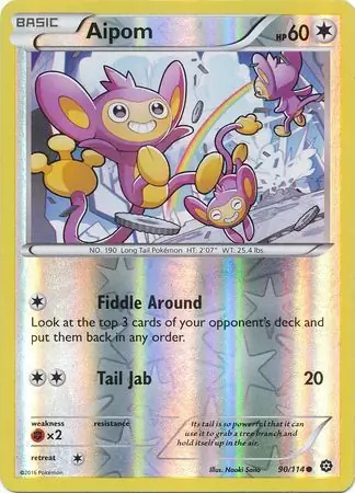 90/114 Aipom STS Common Reverse Holo