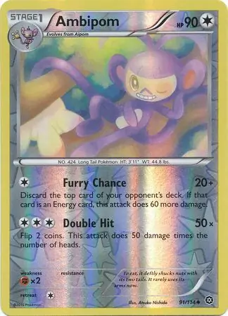 91/114 Ambipom STS Uncommon Reverse Holo