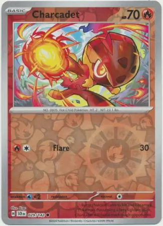 029/142 Charcadet SCR Common Reverse Holo