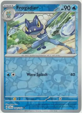 040/142 Frogadier SCR Uncommon Reverse Holo