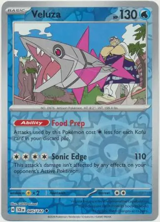 045/142 Veluza SCR Uncommon Reverse Holo