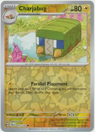 052/142 Charjabug SCR Common Reverse Holo