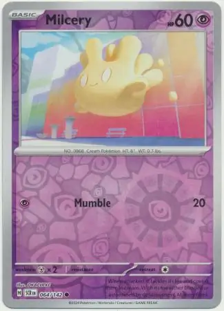 064/142 Milcery SCR Common Reverse Holo