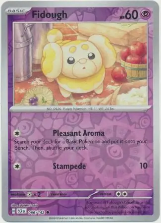 066/142 Fidough SCR Common Reverse Holo