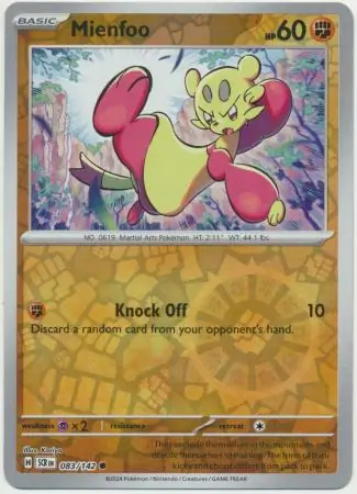 083/142 Mienfoo SCR Common Reverse Holo