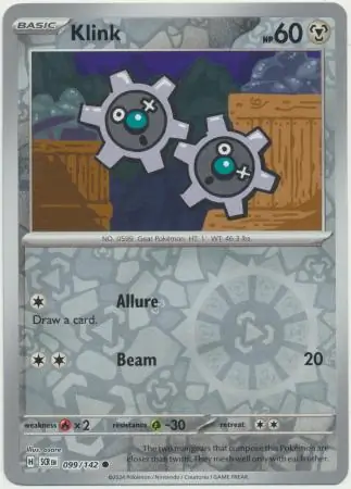 099/142 Klink SCR Common Reverse Holo