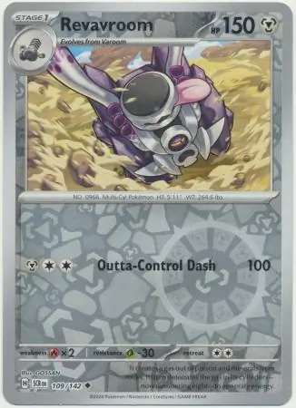 109/142 Revavroom SCR Uncommon Reverse Holo