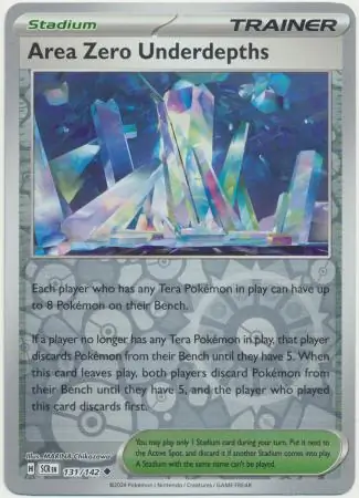 Area Zero Underdepths 131/142 9 SCARLET & VIOLET STELLAR CROWN Uncommon Reverse Holo PTCG