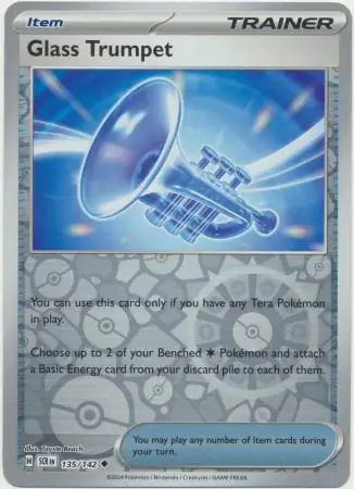 135/142 Glass Trumpet SCR Uncommon Reverse Holo