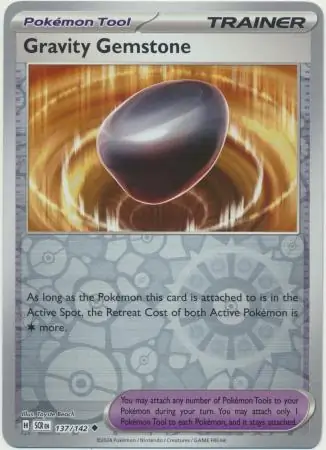 Gravity Gemstone Stellar Crown 137/142 Uncommon Reverse Holo