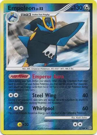 2/100 Empoleon SF Rare Holo Reverse Holo