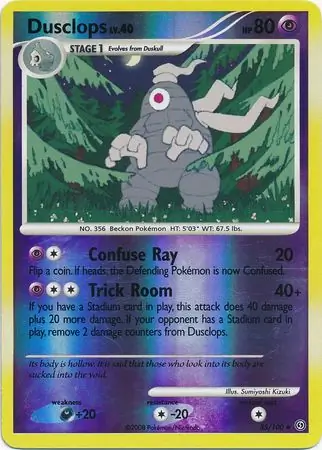 35/100 Dusclops SF Uncommon Reverse Holo