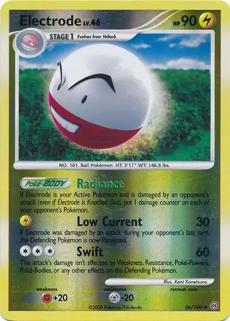 36/100 Electrode SF Uncommon Reverse Holo