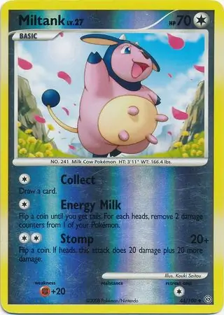 44/100 Miltank SF Uncommon Reverse Holo