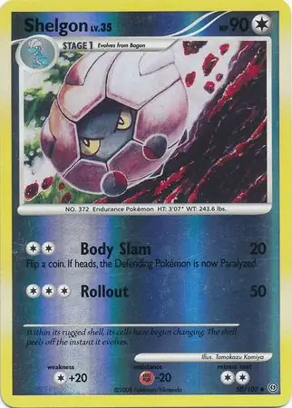 50/100 Shelgon SF Uncommon Reverse Holo