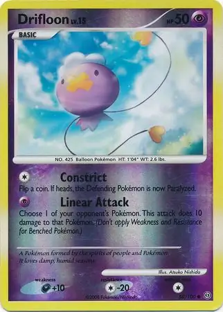58/100 Drifloon SF Common Reverse Holo
