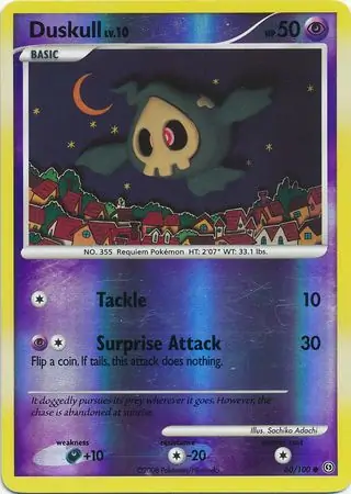 60/100 Duskull SF Common Reverse Holo