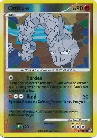 69/100 Onix SF Common Reverse Holo