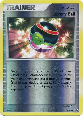 86/100 Luxury Ball SF Uncommon Reverse Holo