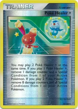 90/100 Poké Healer + SF Uncommon Reverse Holo