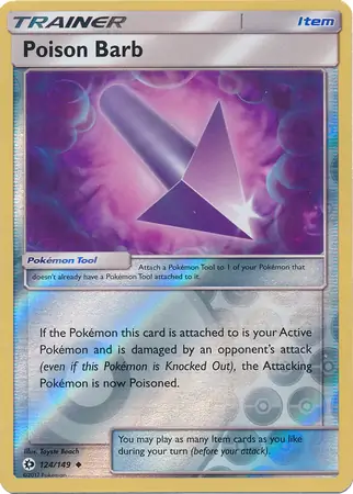 124/149 Poison Barb SUM Uncommon Reverse Holo