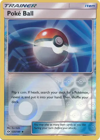 125/149 Poké Ball SUM Uncommon Reverse Holo