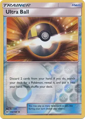 135/149 Ultra Ball SUM Uncommon Reverse Holo
